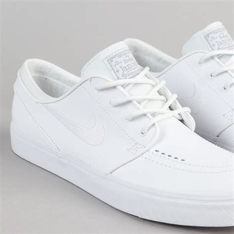 nike stefan janoski white leather